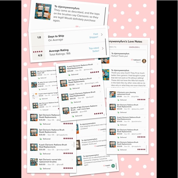 π 4pk VARIETY pack Clarisonic brushes - Picture 16 of 16